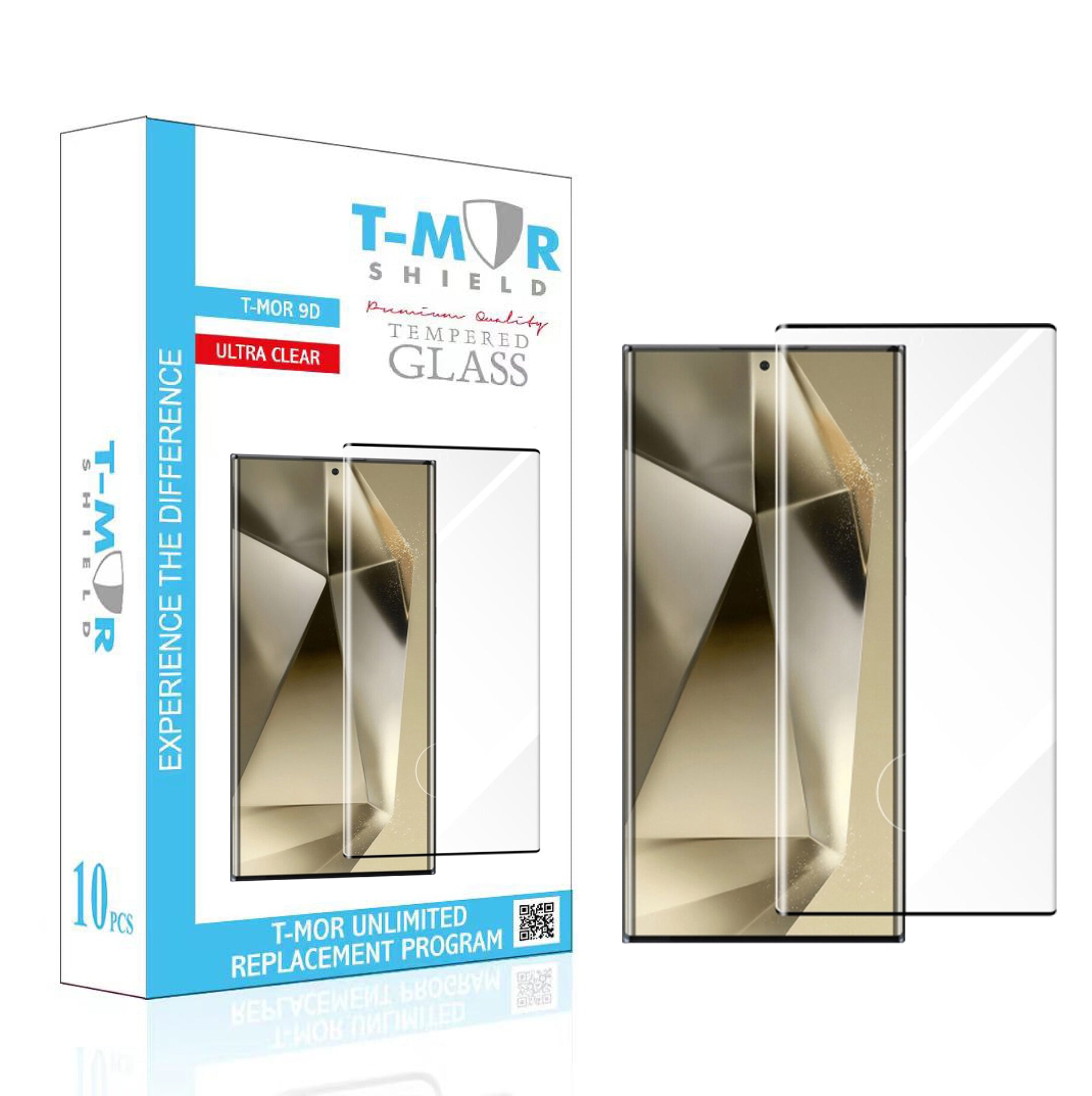 Samsung Galaxy Black Edges Tempered Glass